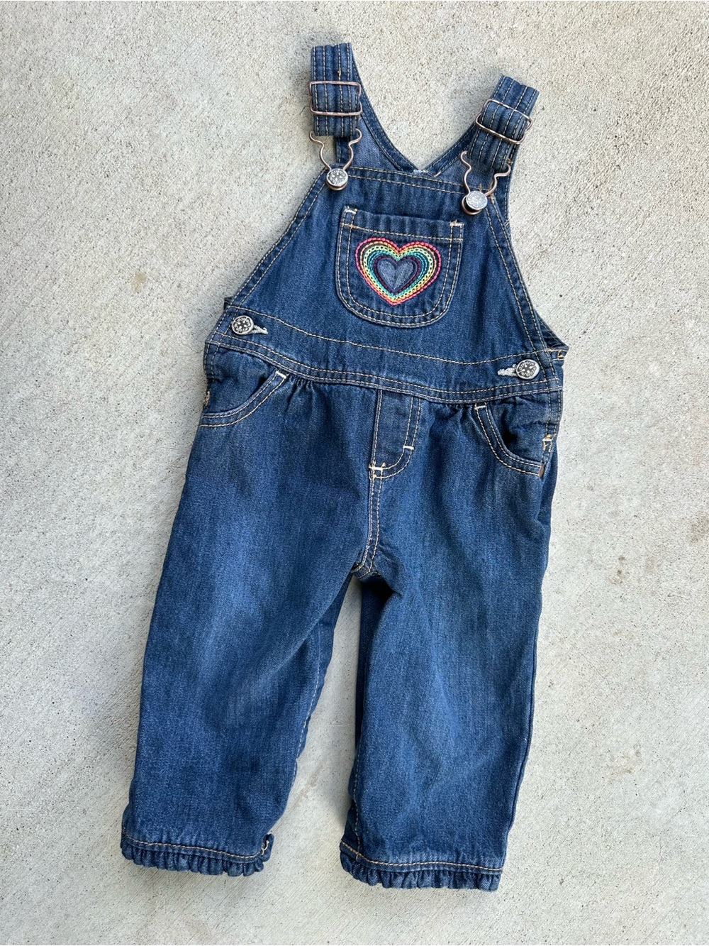 Oshkosh B’gosh Vintage Denim Baby Overalls